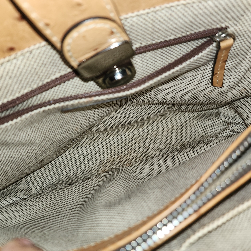 Vintage Dooney & Bourke  Handbag & Bonus D&B Vintage Ostrich Leather Bag - Picture 12 of 17
